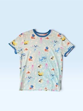 Loungefly Disney Pixar Finding Nemo 20th Anniversary Ringer Tee Size L